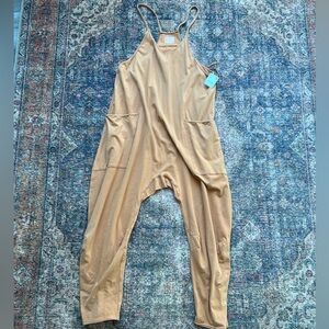Free People Hot Shot Onesie: Rust Orange NWT